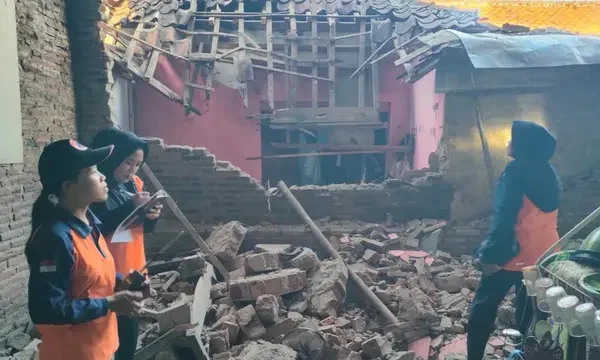 BNPB: Gempa Batang Sebabkan Bangunan Rusak dan 4 Warga Luka-Luka